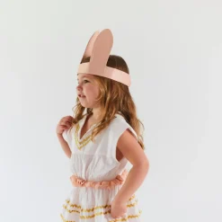 Silk Bunny Ears and Tail Dress Up Set (Natural)