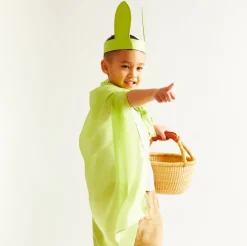 Silk Bunny Ears (Parrot Green)