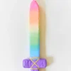 Silk Covered Toy Sword (Rainbow)
