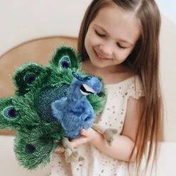 Small Peacock Hand Puppet
