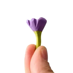 Small Wooden Flower For Fairies (Purple)