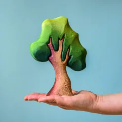 Small Wooden Green Oak Tree