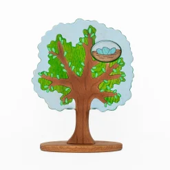 Spring Tree with Baby Birds and Flowers | Wooden Toy