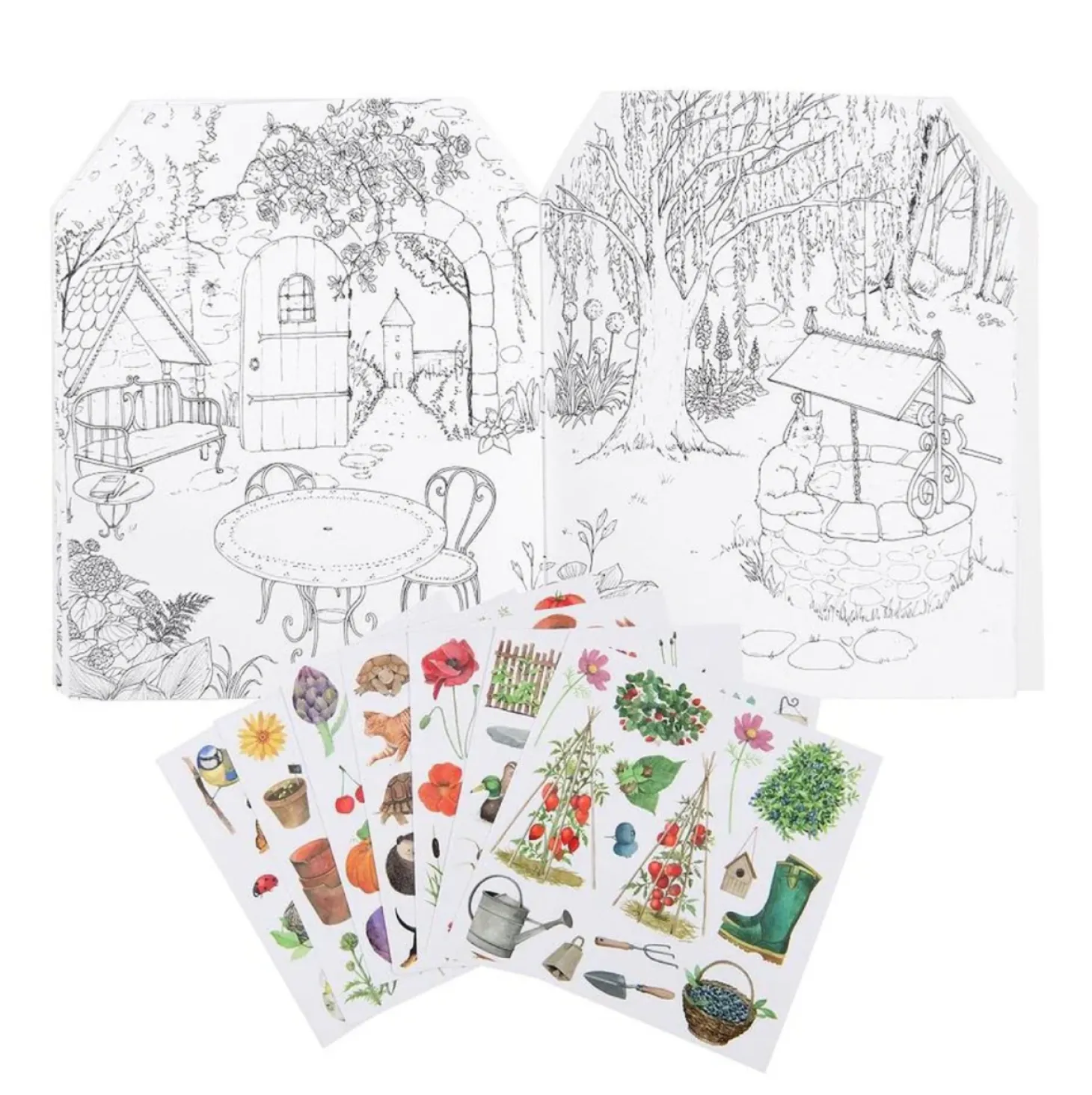 Sticker and Colouring Book (The Gardener)
