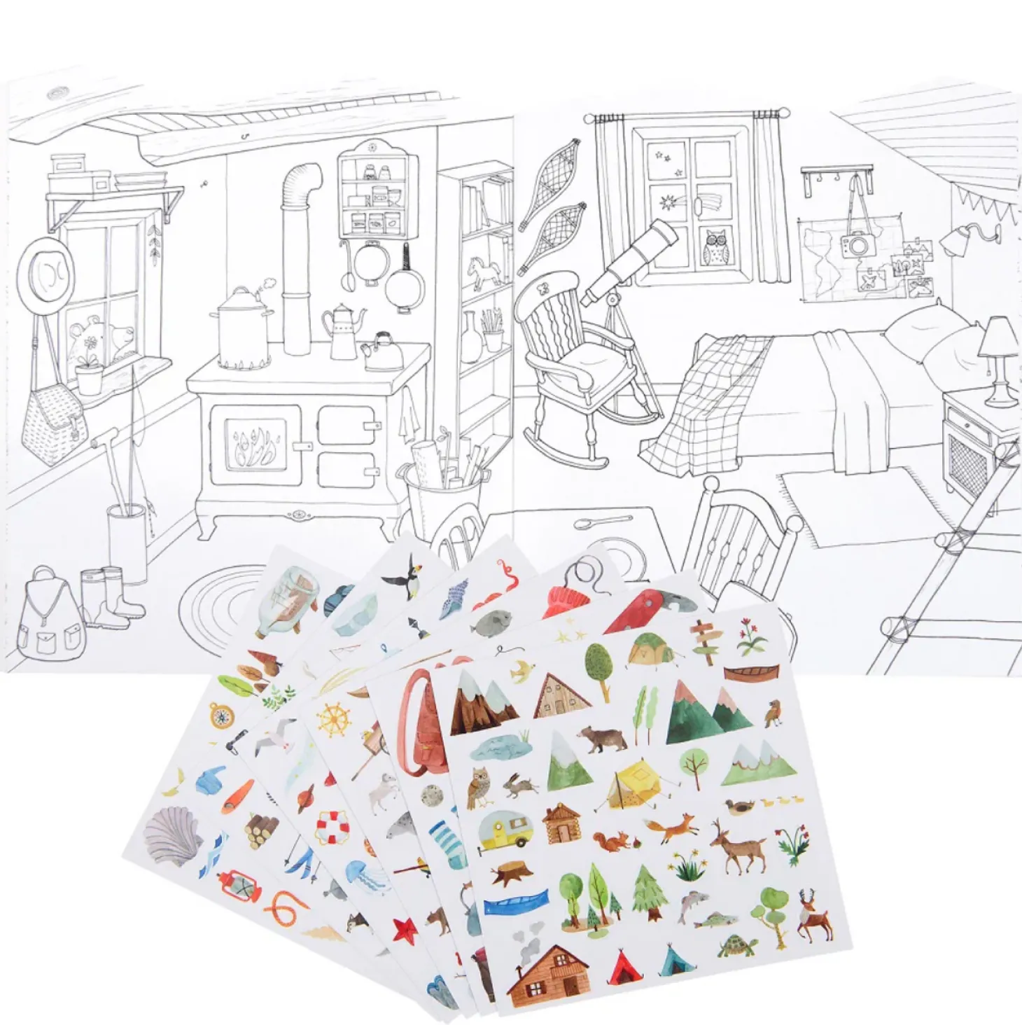 Sticker and Colouring Book (Explorer)