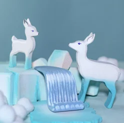 White Blue Deer