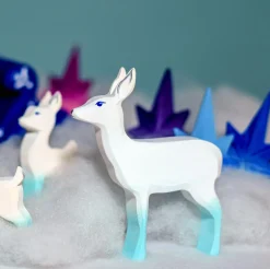 White Blue Deer