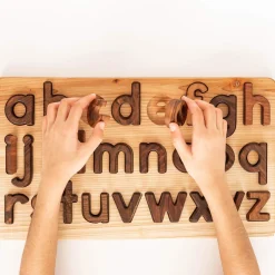Wooden Alphabet Puzzle (Lowercase)