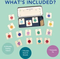 Wooden Feelings Chart for Kids