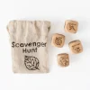 Wooden Forest Scavenger Hunt Dice (Set of 4)