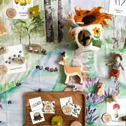 Wooden Forest Scavenger Hunt Discs (Set of 24)