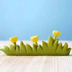 Wooden Grass with Yellow Flowers (Large)