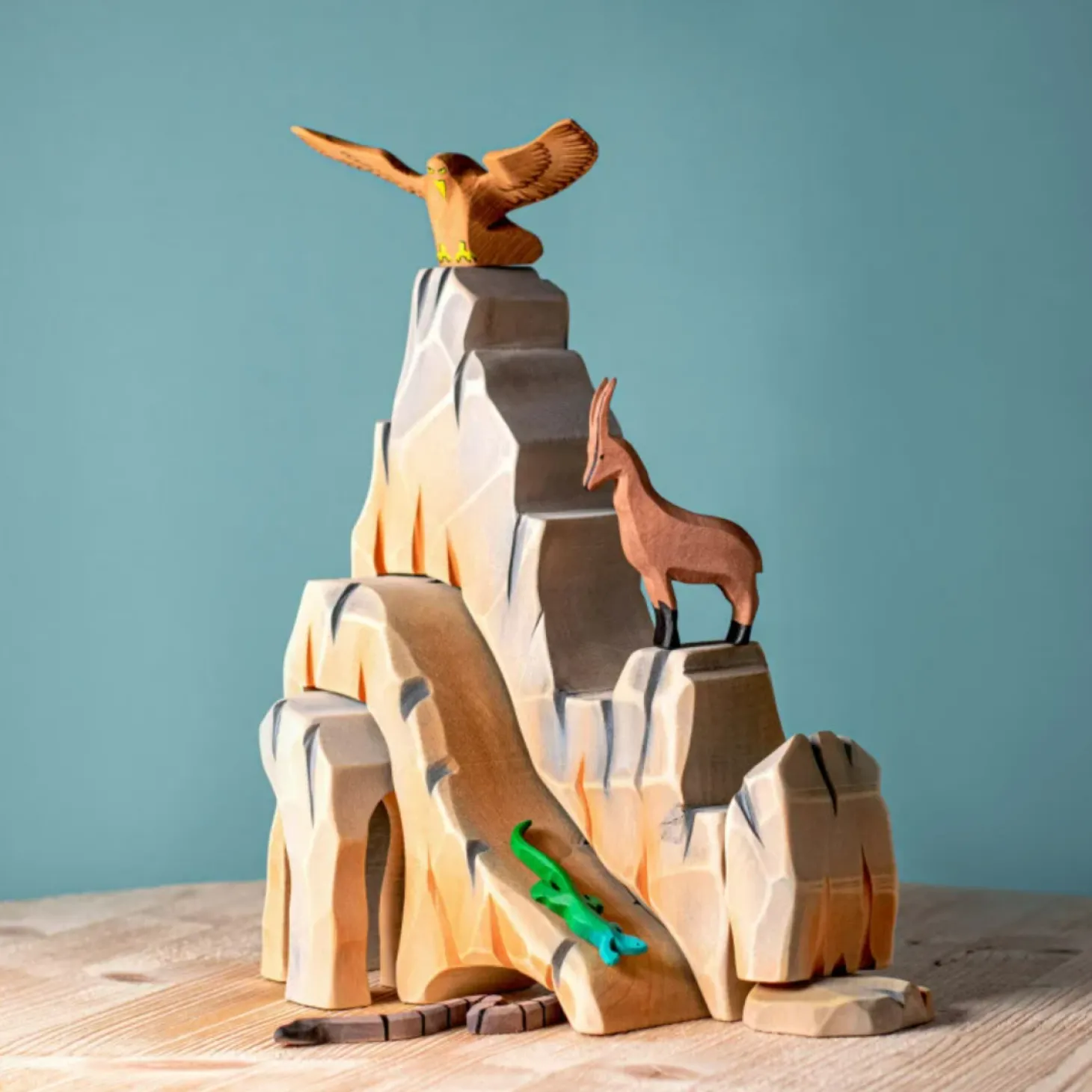 Wooden Mountain Cliffs | Wooden Toy