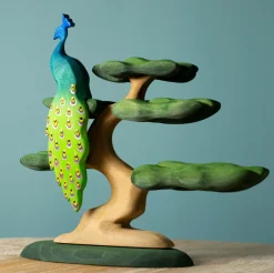 Wooden Peacock