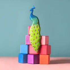 Wooden Peacock