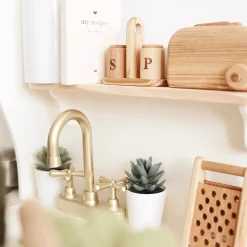 Wooden Pretend Play Salt & Pepper Shaker Set