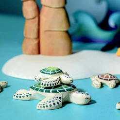 Wooden Turtle (Green)