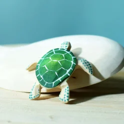 Wooden Turtle (Green)
